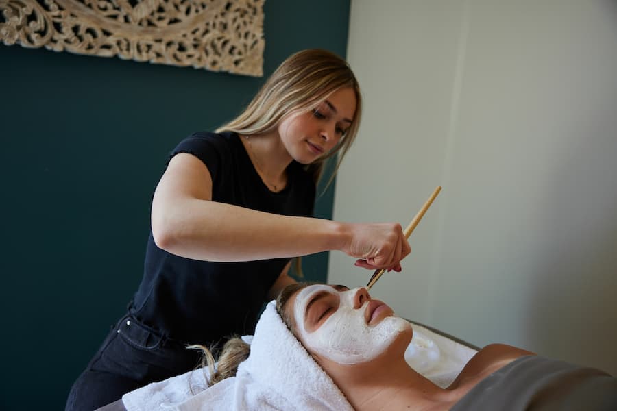 aveda institutes provo providing facial treatment spa environment