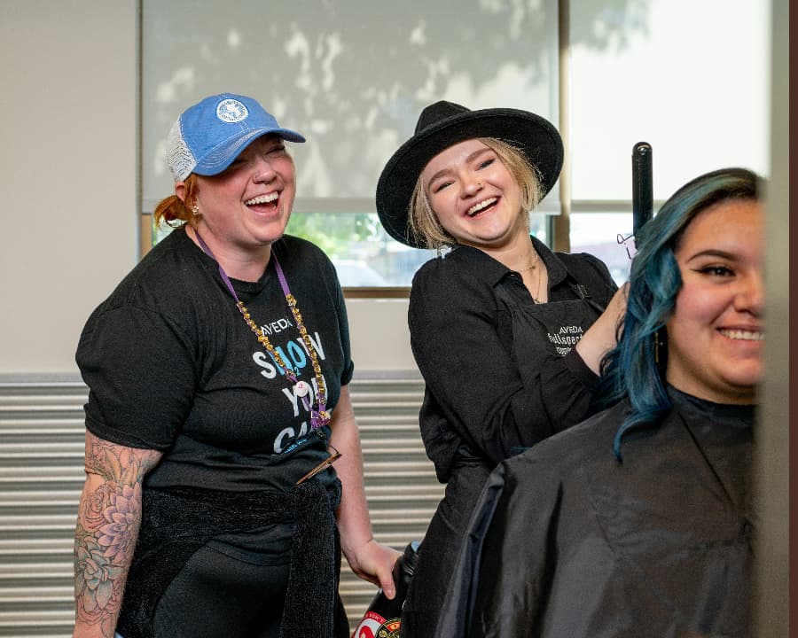 cosmetology student at aveda denver excited to work