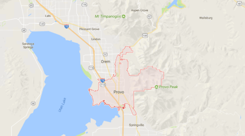 map of provo city limits
