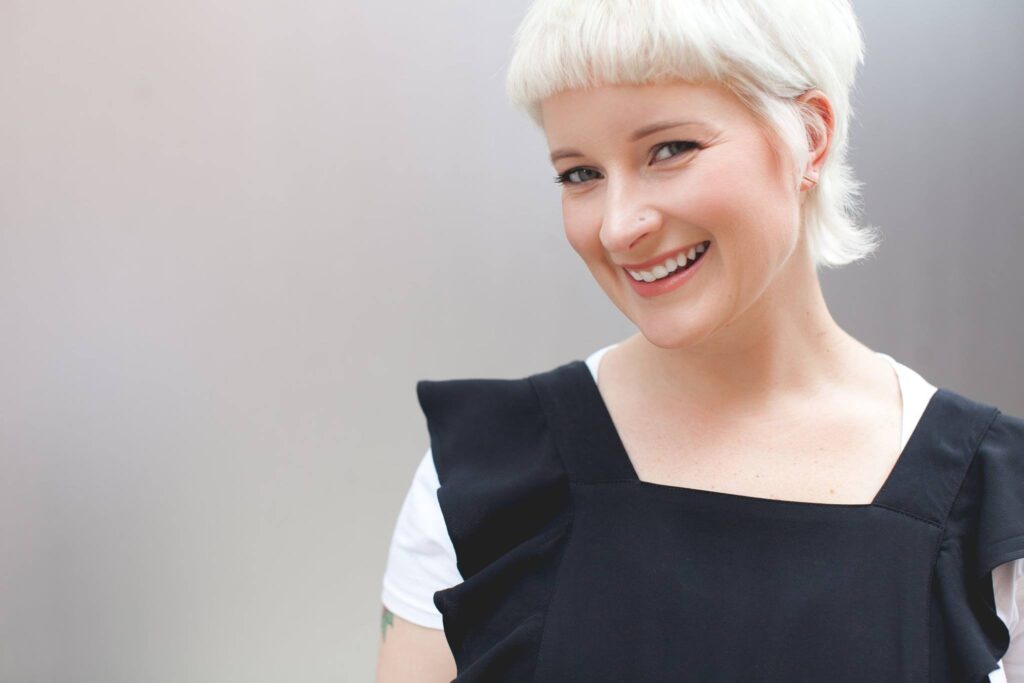 Anne Skubis, now a member of the Aveda North America Artistic team.