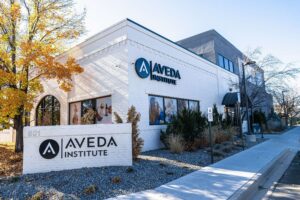 outdoor view of aveda institute in denver 